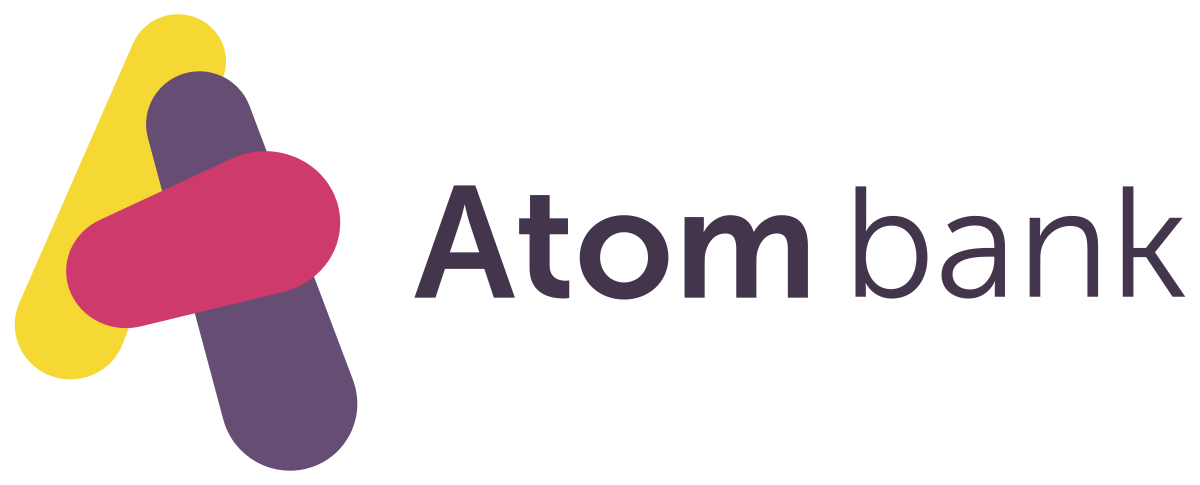 Atom bank: Reduced call center volume by 40% logo