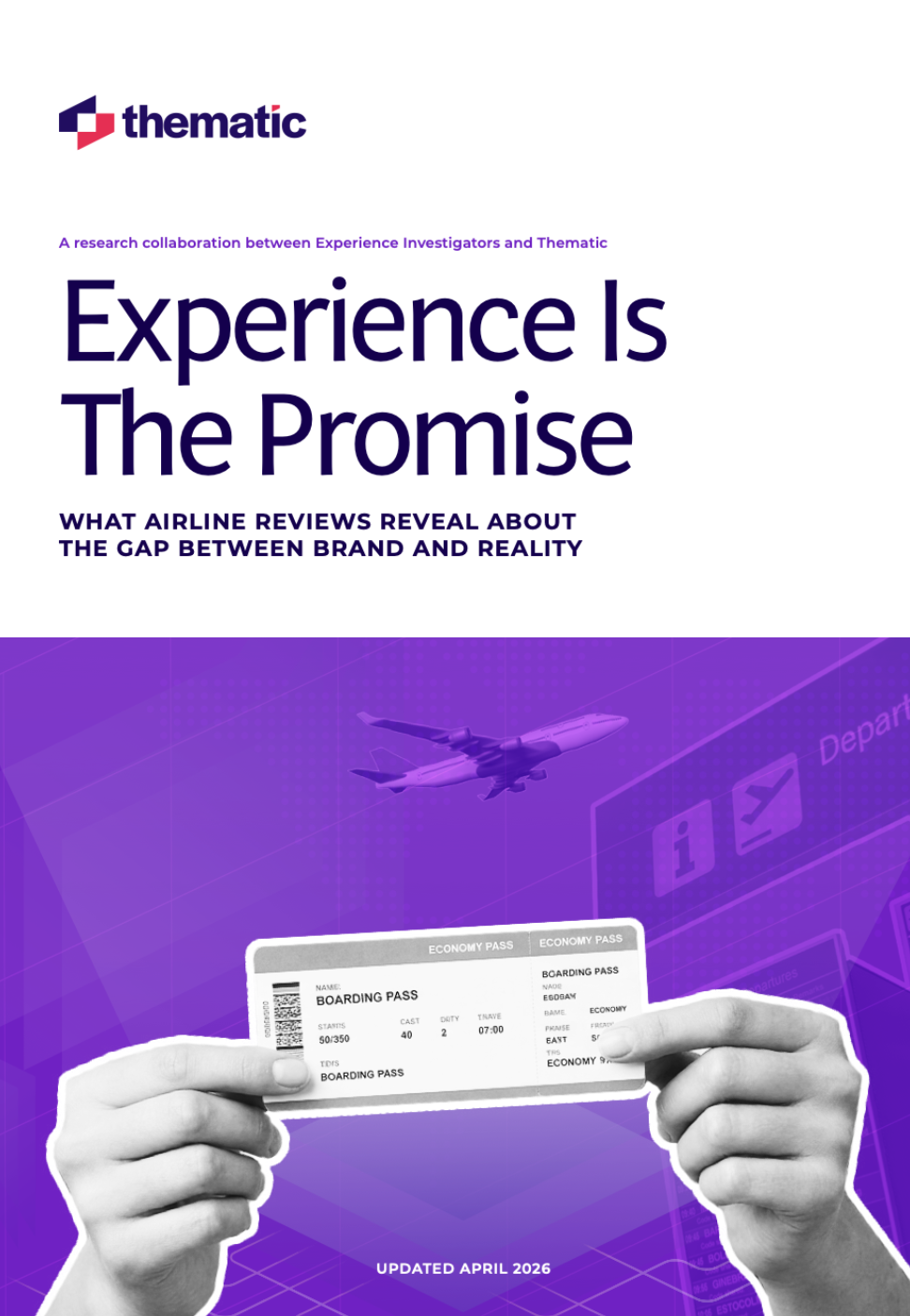 Airline CX report cover