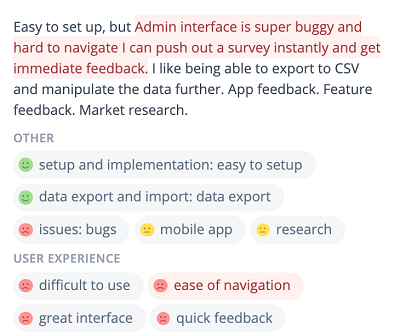 A survey tool review finds the admin interface is super buggy