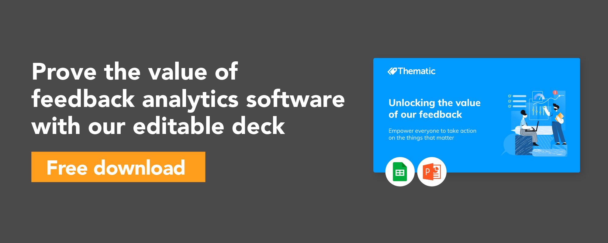 Free download to prove the value of feedback analytics software