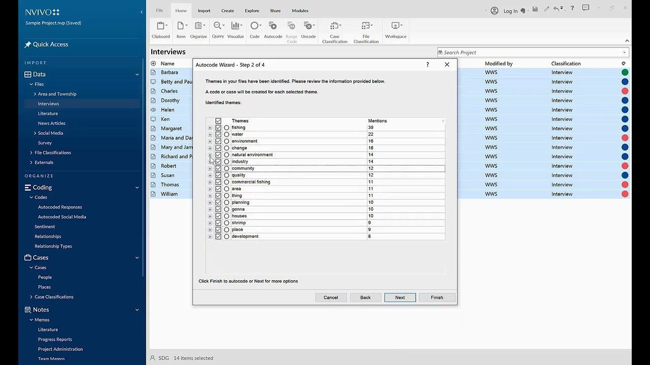 how to analyse case study data