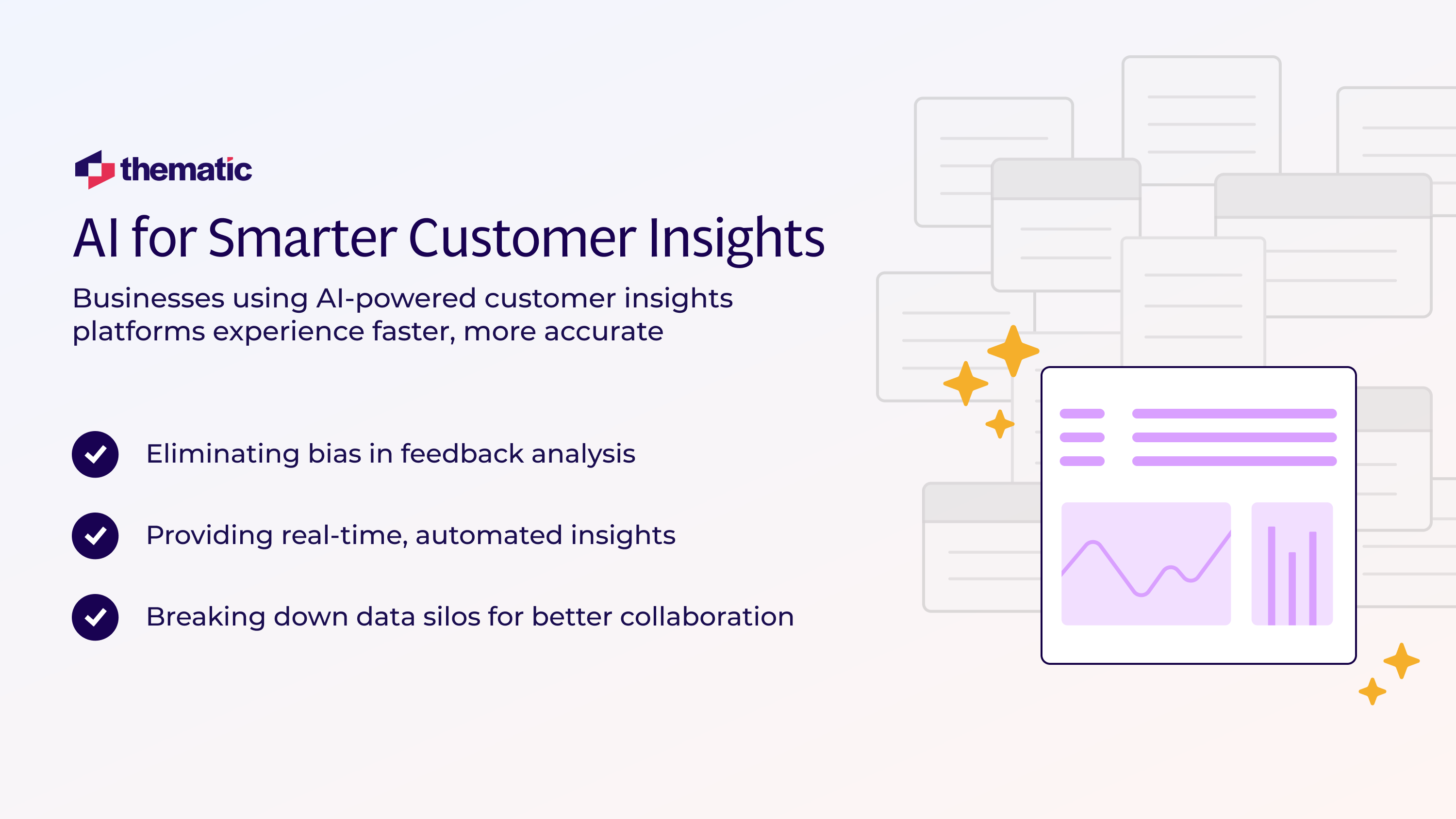 Reasons as to why using AI drive towards smarter customer insights.