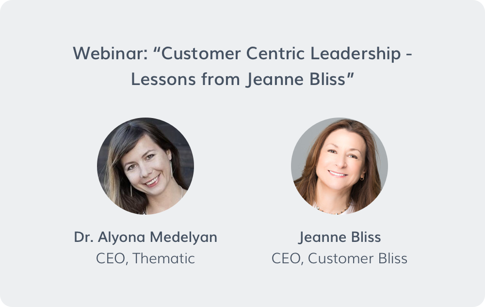 Customer-centric leadership - Lessons from Jeanne Bliss [video]